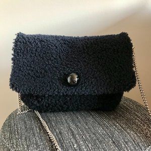 Black Shearling crossbody Marc Jacobs bag